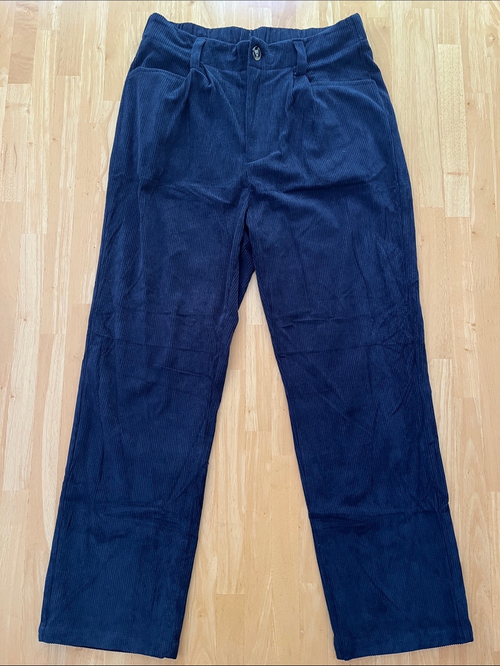 Women’s Corduroy Pants in Navy Blue